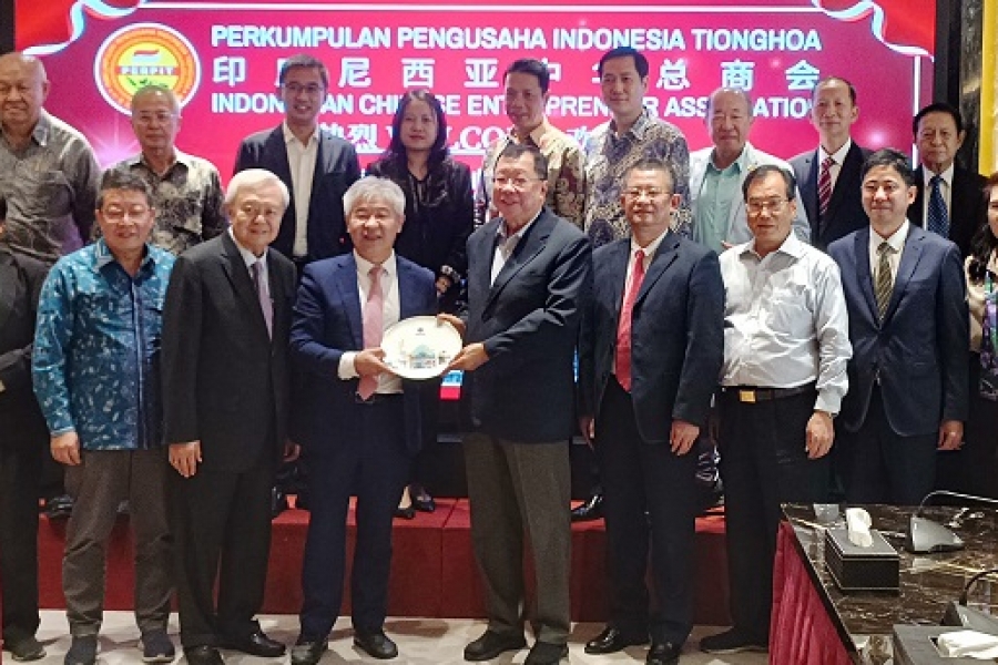 福建技术师范学院代表团拜访印尼中华总商会