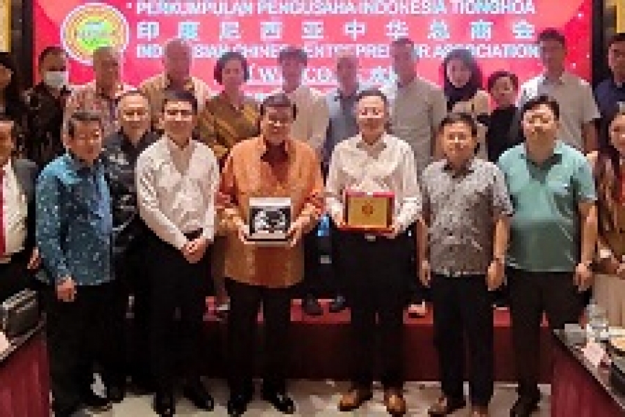 A Delegation from The China Chamber of International Commerce Visited Indonesian Chinese Entrepreneur Association