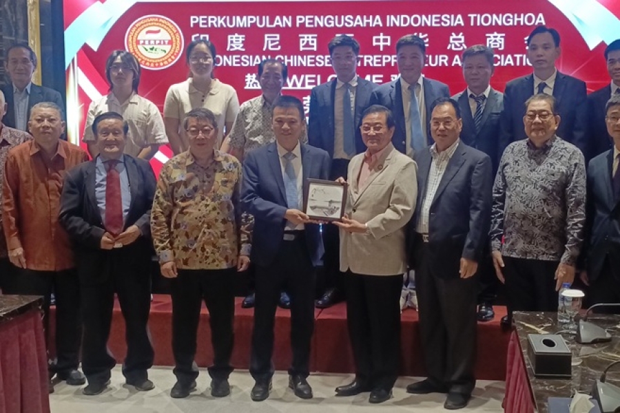 Dongguan Overseas Chinese Federation Delegation Visits to Indonesian Chinese Entrepreneur Association to Strengthen Cooperation