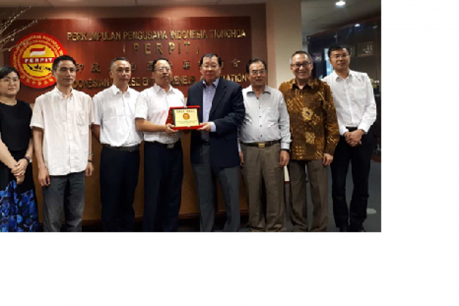 Representative of Zhoushan Islands International Cruise Port Co., Ltd. Visited Indonesian Chinese Entrepreneur Association