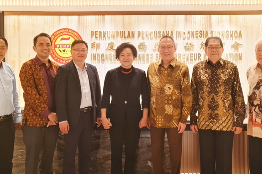 Rongshang Belt and Road Legal and Commercial Service Delegation Visit Indonesian Chinese Entrepreneur Association