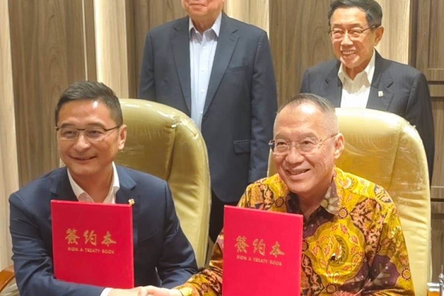 The National Exhibition and Convention Center (Shanghai) Co., Ltd. Visited Indonesian Chinese Entrepreneur Association to introduce the China International Import Expo (CIIE)